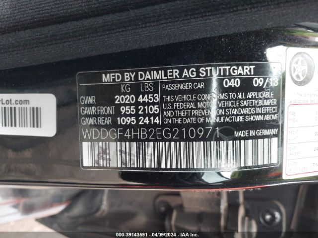 WDDGF4HB2EG210971 Mercedes-Benz C 250 Luxury/sport