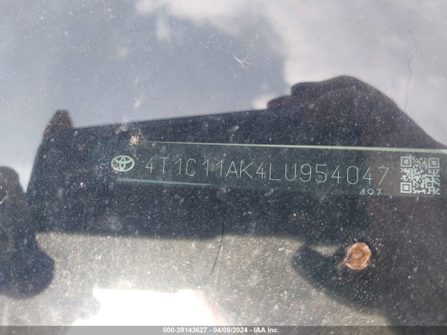 Toyota CAMRY LE 2020 4T1C11AK4LU954047 Image 9
