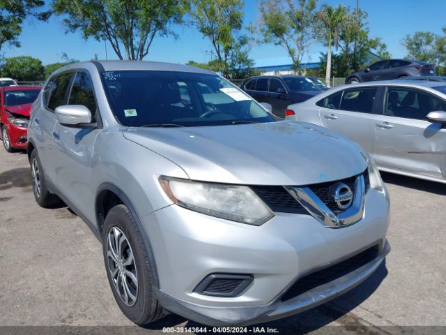 Auction sale of the 2015 Nissan Rogue S/sl/sv, vin: KNMAT2MT6FP541727, lot number: 39143644