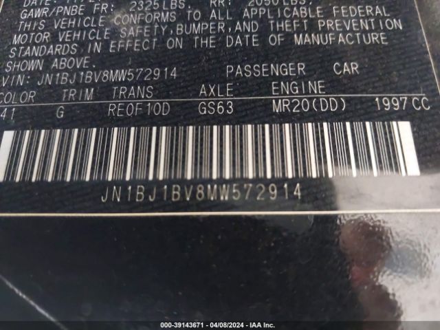 JN1BJ1BV8MW572914 Nissan Rogue Sport Sv Fwd Xtronic Cvt