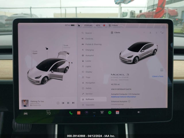5YJ3E1EB4JF134074 Tesla Model 3 Long Range/performance