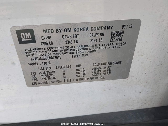 Buick Encore Fwd Preferred 2020 KL4CJASB8LB028615 Image 9