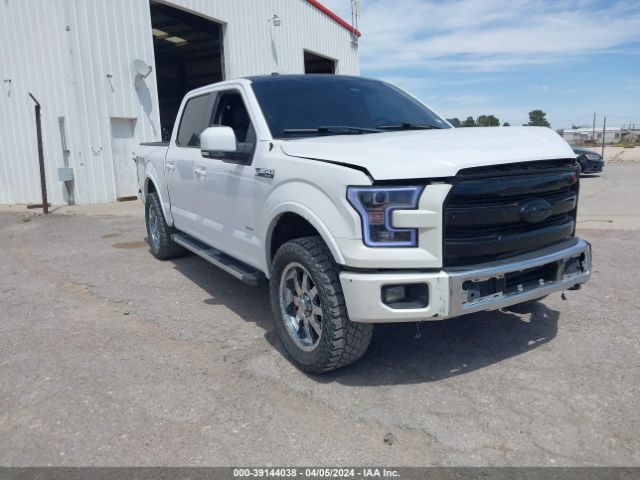 Auction sale of the 2015 Ford F-150 Lariat, vin: 1FTEW1EP5FKD78179, lot number: 39144038