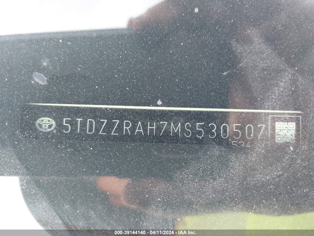 Toyota Highlander Le 2021 5TDZZRAH7MS530507 Image 9