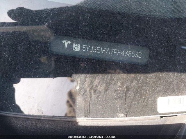 Tesla Model 3 Rear-wheel Drive 2023 5YJ3E1EA7PF438533 Image 9