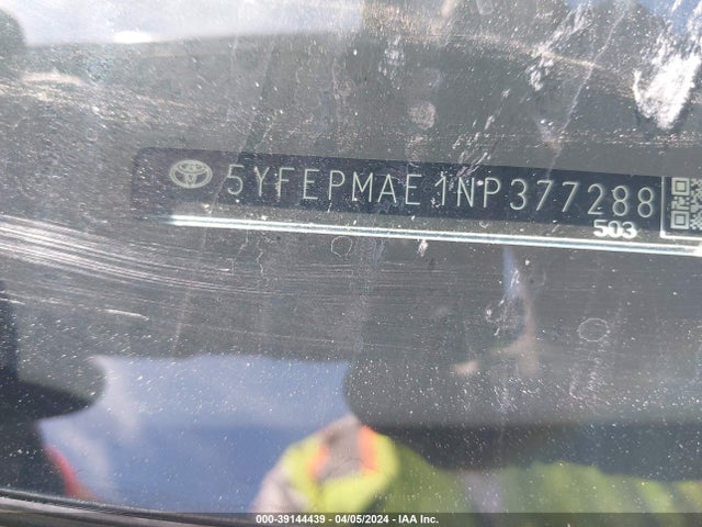 Toyota COROLLA LE 2022 5YFEPMAE1NP377288 Image 9