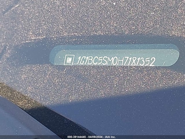 Chevrolet Cruze Ls Auto 2017 1G1BC5SM0H7181352 Image 9