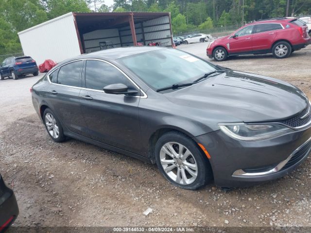 Продажа на аукционе авто 2015 Chrysler 200 Limited, vin: 1C3CCCAB1FN529365, номер лота: 39144530