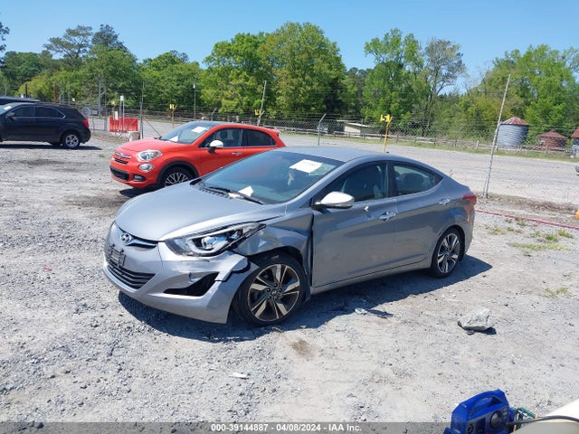 Hyundai Elantra Limited 2015 KMHDH4AE3FU424491 Image 2