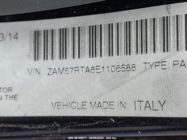 ZAM57RTA8E1106588 Maserati Ghibli S Q4