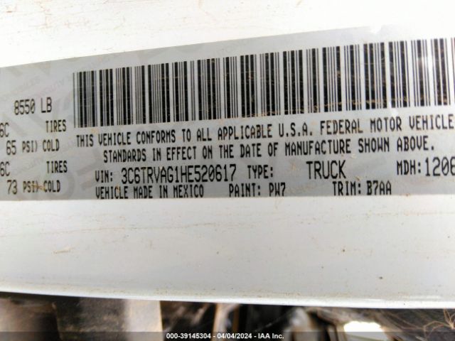 3C6TRVAG1HE520617 RAM Promaster 1500