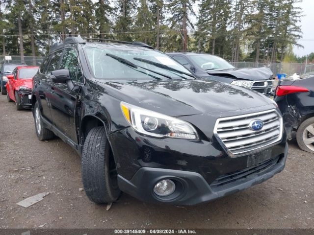 Auction sale of the 2016 Subaru Outback 2.5i Premium, vin: 4S4BSAHC3G3210295, lot number: 39145409