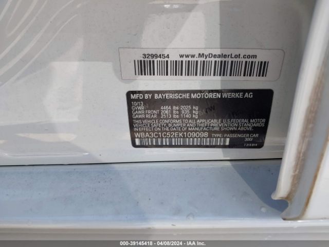 WBA3C1C52EK109098 BMW 328I