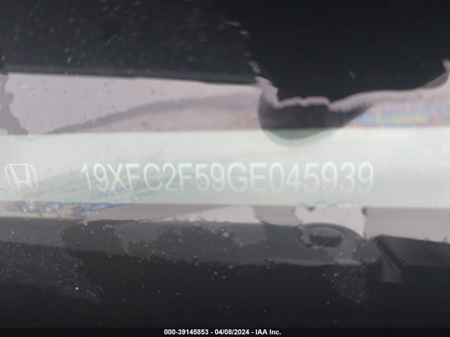 Honda Civic Lx 2016 19XFC2F59GE045939 Image 9