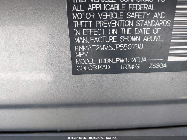 Nissan ROGUE S 2018 KNMAT2MV5JP550798 Image 9