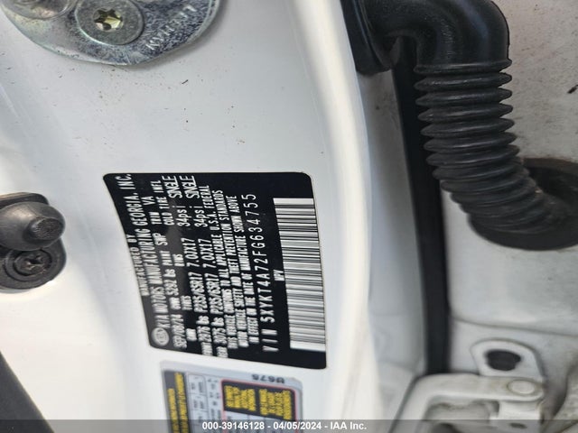 KIA Sorento Lx V6 2015 5XYKT4A72FG634755 Image 9