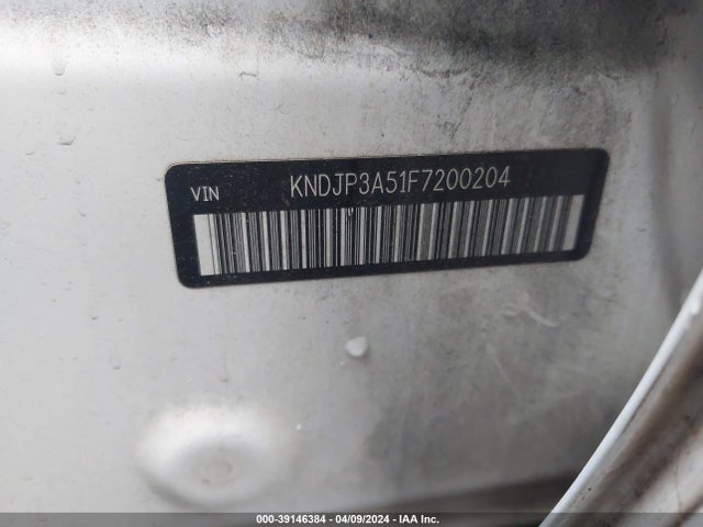 KIA SOUL + 2015 KNDJP3A51F7200204 Image 9