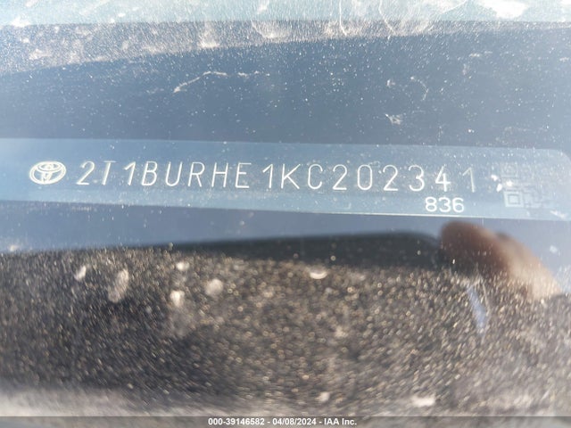 Toyota COROLLA LE 2019 2T1BURHE1KC202341 Image 9