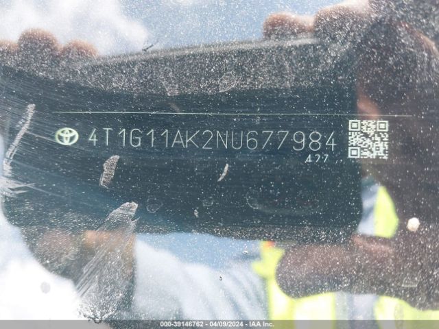 4T1G11AK2NU677984 Toyota CAMRY SE
