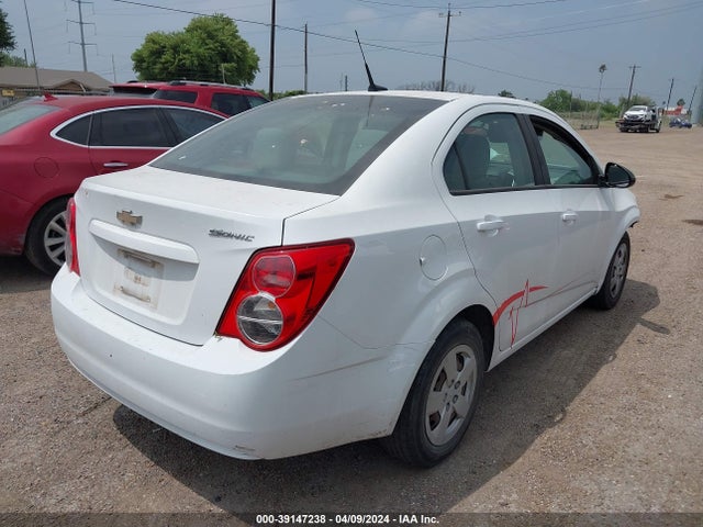 Chevrolet Sonic Ls Auto 2014 1G1JA5SH4E4228609 Image 4