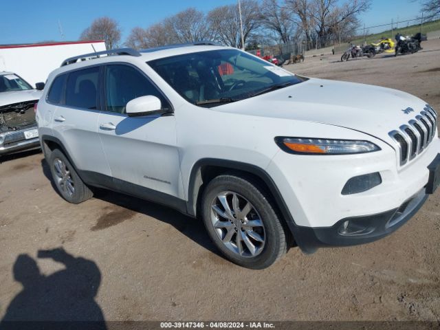 Auction sale of the 2014 Jeep Cherokee Limited, vin: 1C4PJMDB3EW122015, lot number: 39147346