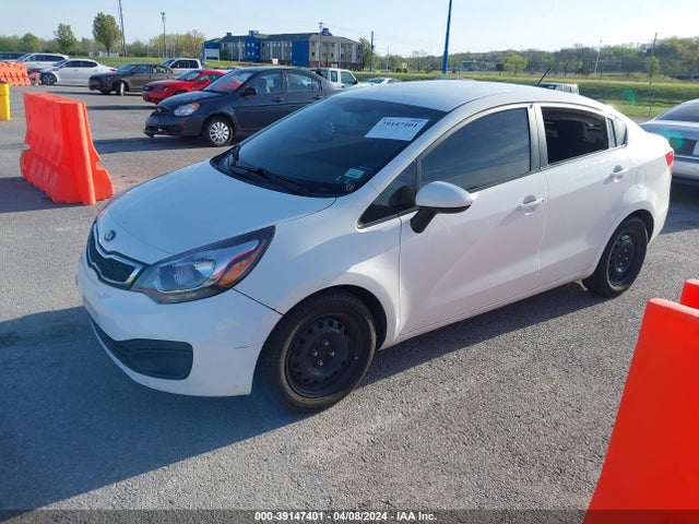 KIA RIO LX 2014 KNADM4A39E6360620 Image 2
