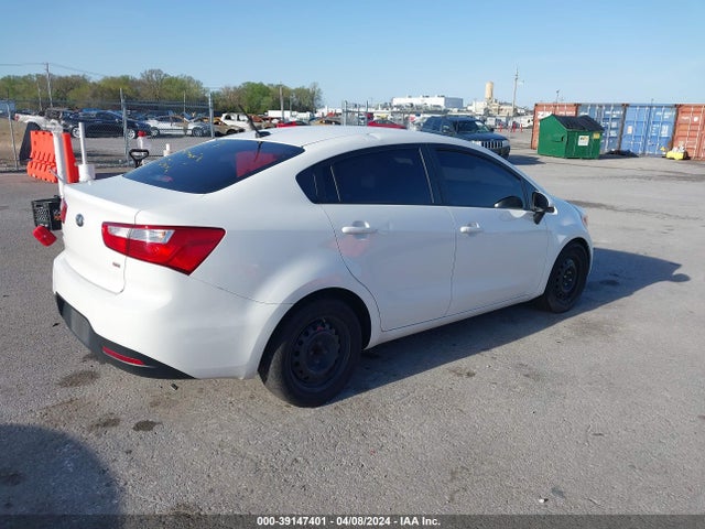 KIA RIO LX 2014 KNADM4A39E6360620 Image 4