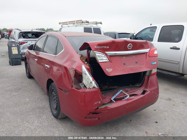 Nissan SENTRA S 2014 3N1AB7APXEY321255 Image 3