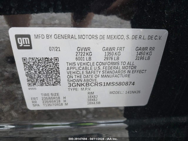 Chevrolet Blazer Fwd 2lt 2021 3GNKBCRS1MS580874 Image 9