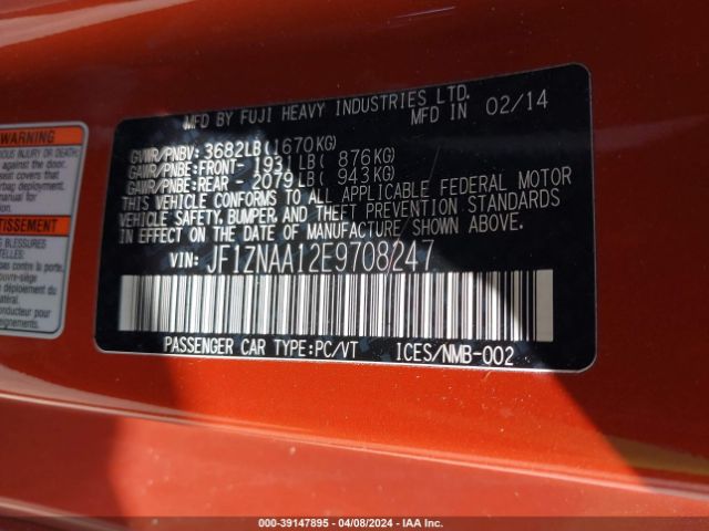 JF1ZNAA12E9708247 Scion FR-S