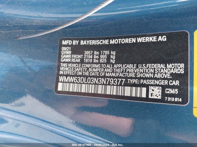 2022 MINI CONVERTIBLE WMW63DL03N3N79377 Photo 8