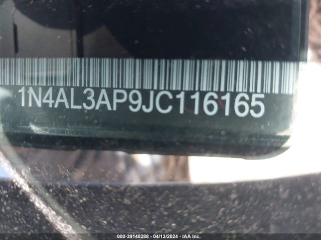 1N4AL3AP9JC116165 Nissan Altima 2.5 Sr