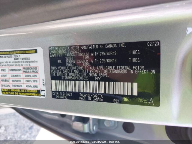 2T2BAMBA0PC006525 Lexus Rx 350 Premium