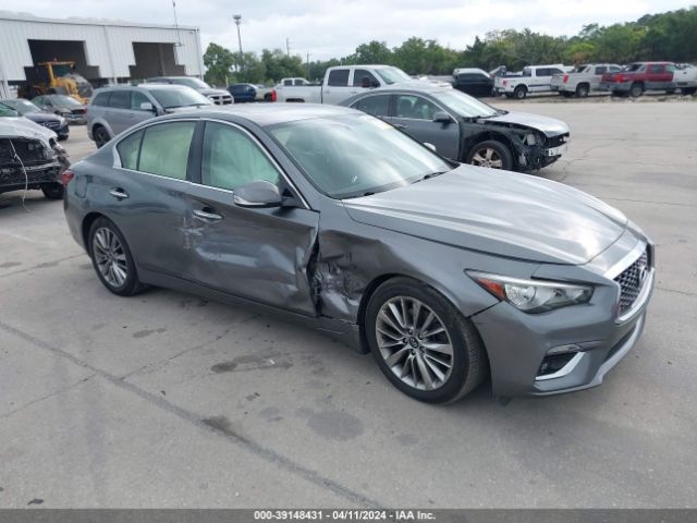 Auction sale of the 2018 Infiniti Q50 3.0t Luxe, vin: JN1EV7AR6JM432635, lot number: 39148431