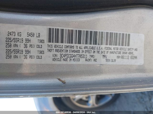 3C4PDCGG4HT705311 Dodge Journey Crossroad Plus