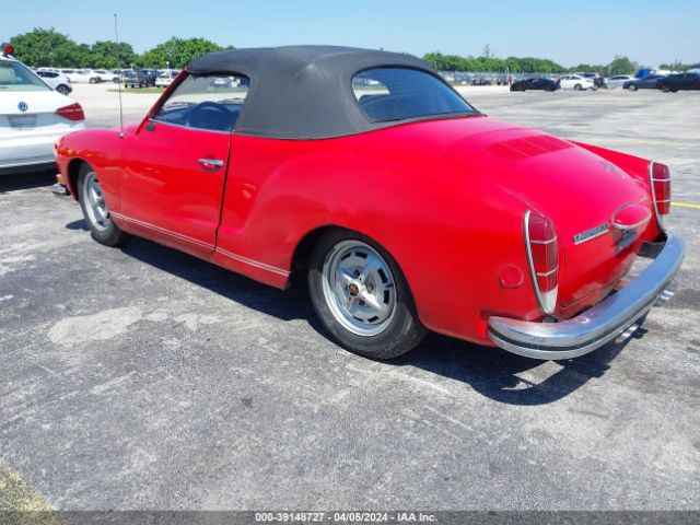 1973 VOLKSWAGEN KARMANN GHIA 1432621967        Photo 2