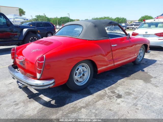 1973 VOLKSWAGEN KARMANN GHIA 1432621967        Photo 3
