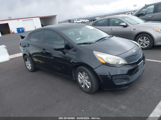 Auction sale of the 2013 Kia Rio Lx, vin: KNADM4A32D6163836, lot number: 39149495