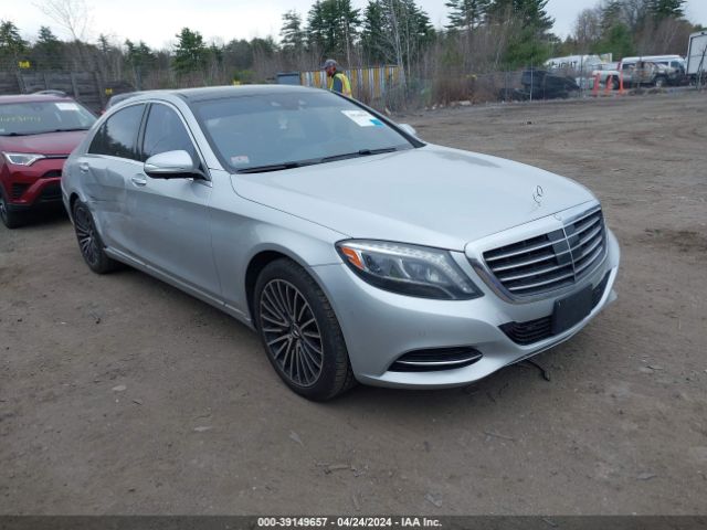 Продажа на аукционе авто 2016 Mercedes-benz S 550 4matic, vin: WDDUG8FB4GA218845, номер лота: 39149657