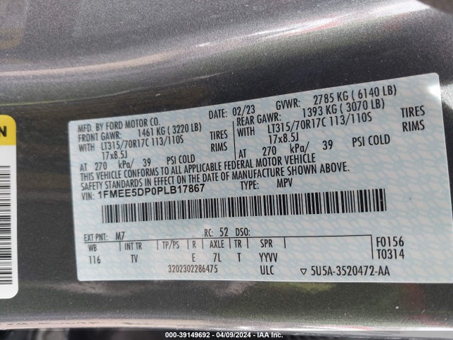 Ford Bronco Wildtrak 2023 1FMEE5DP0PLB17867 Image 9