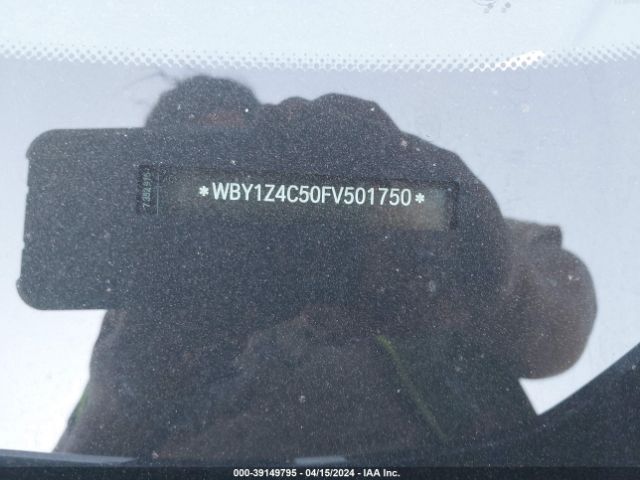 WBY1Z4C50FV501750 BMW I3 Base W/range Extender