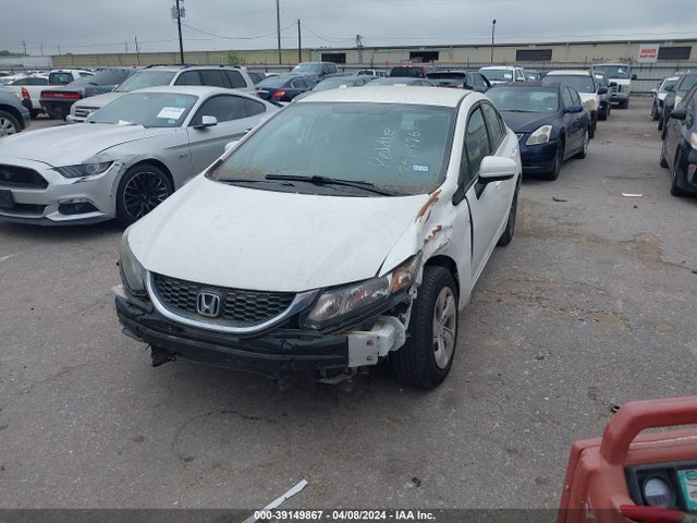 Honda Civic Lx 2014 2HGFB2F56EH507458 Image 2