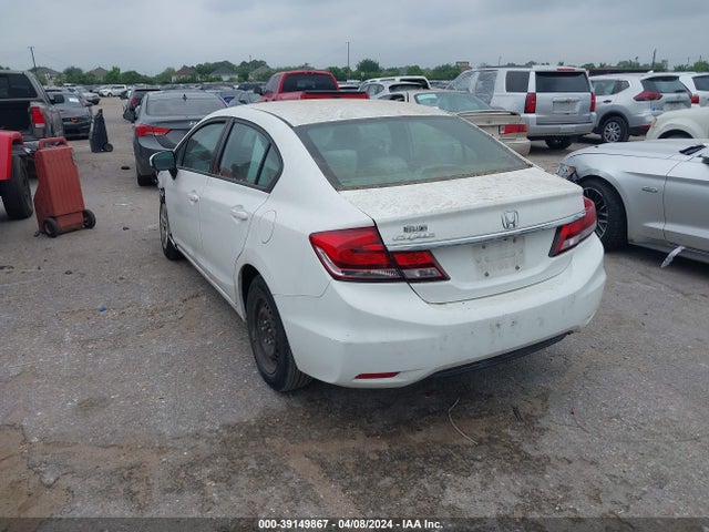 Honda Civic Lx 2014 2HGFB2F56EH507458 Image 3