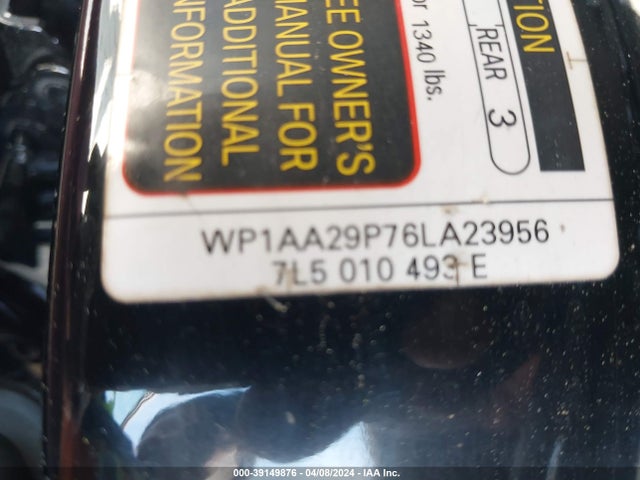 2006 PORSCHE CAYENNE WP1AA29P76LA23956 Photo 8