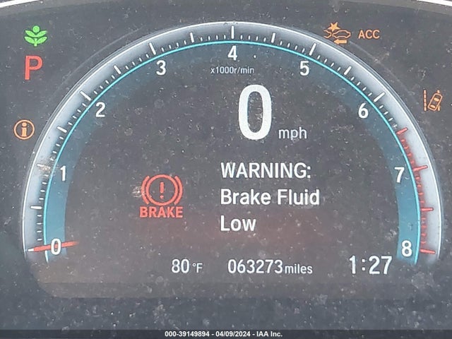 Honda Civic Touring 2017 2HGFC3B91HH354567 Image 15