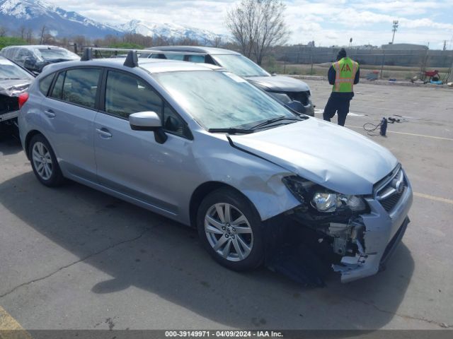 Auction sale of the 2016 Subaru Impreza 2.0i Premium, vin: JF1GPAB61G8319636, lot number: 39149971