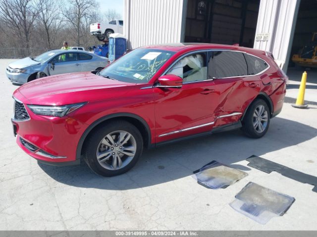 5J8YE1H37NL005180 Acura Mdx Standard