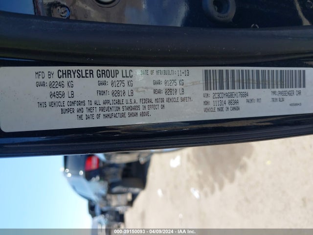 Dodge Challenger Sxt Plus 2014 2C3CDYAG8EH176684 Image 9