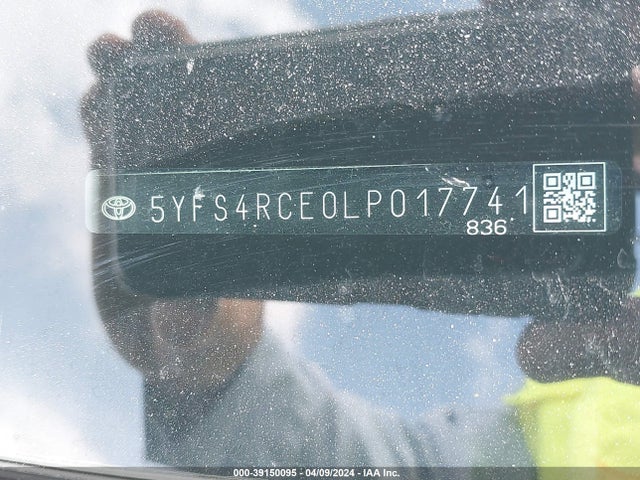 Toyota COROLLA SE 2020 5YFS4RCE0LP017741 Image 9