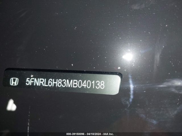 2021 HONDA ODYSSEY 5FNRL6H83MB040138 Photo 8